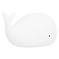 thumbnail image 2 of Fdit Silicone Light,Silicone Night Light USB Charging Cute Whale Shaped Tap Lamp With 3 Lighting Modes 3H Timing Function White, 2 of 8