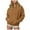 Brown, variant on BOBOGOJP Women’s Oversized Pullover Hoodie – Heavyweight Fleece, Relaxed Fit, Soft Touch, Kangaroo Pocket Sweatshirt Brown for Size XXL