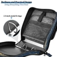 thumbnail image 5 of Water-Resistant 3-Ring Binder Organizer with Multiple Pockets Zipper Binder Bag for Office Mysterious Celestial Pattern, 5 of 8