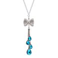 thumbnail image 2 of pendentif Coeur En Strass Pour Rtroviseur De Voiture - 1 Pice Bleu - Decoración Porte-bonheur Pour L'intrieur De La Voiture - Pendentif Fminin, 2 of 5