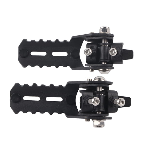 Clavijas delanteras del pie de estriberas moto reposapies moto la motocicleta Reposapiés delanteras de la motocicleta Reposapiés del pie Accesorios Compatible con R1200GS 2013-2018 (Color : Black)