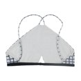 thumbnail image 2 of Tavik Womens Rylan Halter Swim Top, White, Large, 2 of 2