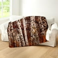 thumbnail image 5 of CafePress - Fall Landscape Birch T - Sherpa Fleece Throw Blanket 60" x 50", 5 of 5