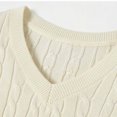 thumbnail image 5 of Qingpeng Boys Girls V Neck Pullover Vest Sleeveless School Top with Cable Texture Design, 5 of 8