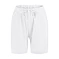 thumbnail image 4 of sckarle Shorts for Men Relaxed Fit Pocket Elastic Waist Drawstring Outdoor Workout Gym Joggers 3/4 Cotton Short Pants with Pockets, 4 of 6