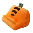 thumbnail image 1 of Práctico soporte para almohada, soporte para tableta, duradero, suave, soporte para tableta, forma de fruta, almohada, soporte de lectura para Zanahoria, 1 of 8