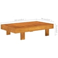 thumbnail image 3 of vidaXL Wooden Lounge Acacia Wood Outdoor Corner Sofa with Dark Grey Cushions Durable, 3 of 8