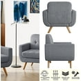 thumbnail image 4 of Alton Furniture Chrysene Club Chair, Charcoal Linen, 4 of 5