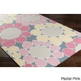 thumbnail image 3 of Hand-Hooked Chowk Poly Acrylic Rug (3' x 5'), 3 of 5