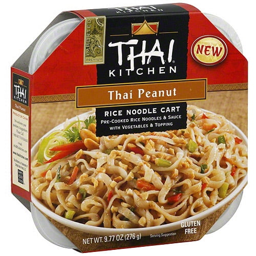 Thai Kitchen Thai Peanut Rice Noodle Cart, 9.7 oz (Pack of 6) Walmart