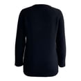 thumbnail image 2 of Suéter George para Mujer, Cuello Redondo Rayas Marino Talla Eg, 2 of 4