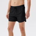 thumbnail image 2 of Dagugfen Athletic Mens Shorts Summer Elastic Waist Drawstring Loose Lightweight Sports Running Shorts, 2 of 9