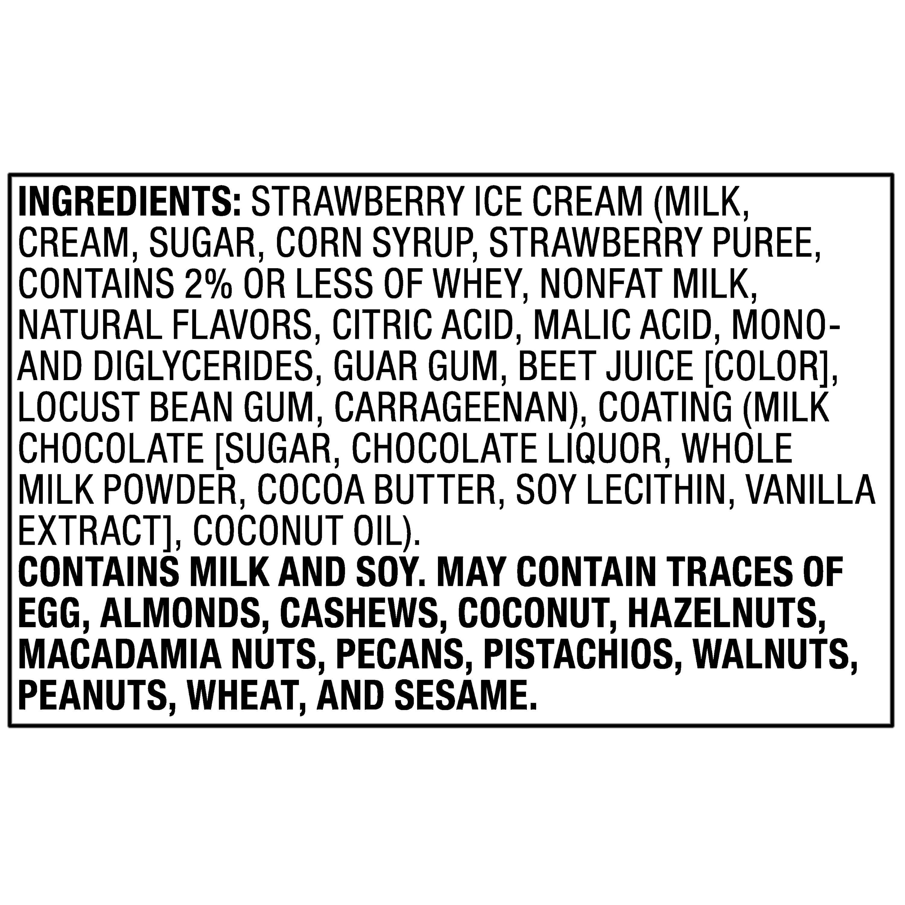 bettergoods Milk Chocolate Dipped Strawberry Ice Cream Bars, 3 fl oz, 3 Pack