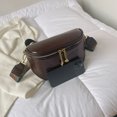thumbnail image 2 of Bolsa De Hombro Bolsa La correa del pecho de la PU de la moda empaqueta la cremallera de los de Crossbody del cuero de la cera del aceite para el viaje Tmvgtek Para Estrenar, 2 of 9