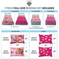 thumbnail image 3 of Juego de ropa de cama para niñas Paw Patrol, tamaño completo, 7 piezas, Franco, 3 of 5