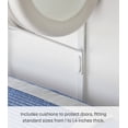 thumbnail image 5 of Yamazaki Home Over-the-Door Fitness Equipment Hanger, White, Steel, Supports 5.5 pounds, Over-the-Door, 5 of 7