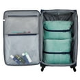 thumbnail image 6 of (2 pack) Protege Arendale 32" Softside Expandable Rolling Spinner Luggage, Navy Blue, 6 of 10