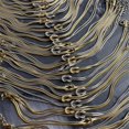 thumbnail image 4 of ZHOUSUFEN Stainless Steel Jewelry Peronslized Clavicle Chain Knot Layered Bracelet Rings for Wedding Party, 4 of 8