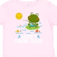 thumbnail image 4 of Inktastic Daddys Fishing Buddy Cute Frog Boys or Girls Toddler T-Shirt, 4 of 5