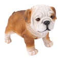 thumbnail image 1 of Estatua de cachorro de Bulldog Inglés, escultura de Bulldog de resina realista para decoración de porche de césped y jardín, Bulldog de pie, 1 of 10