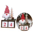 thumbnail image 3 of Calendario de escritorio de cuenta regresiva para Navidad con adornos de muñeco de nieve y elfo para Año Nuevo rojo, 3 of 6