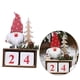 thumbnail image 3 of Adornos navideños de muñeco de nieve hechos a mano para decorar el hogar, la oficina o cualquier ocasión. rojo, 3 of 6