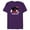 Purple, variant on Disney Mickey and Minnie Mouse Silhouettes Forever - Short Sleeve Blended T-Shirt for Adults -Customized-Black