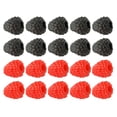 thumbnail image 1 of Shisuyan 20pcs Simulated Fruit Raspberry Ornaments Lifelike Raspberry Models Photo Props, 1 of 9