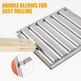 thumbnail image 4 of Hot Dog Roller Stainless Steel Sausage Roller Rack with Long Wooden Handle BBQ Hot Dog Griller Portable Sausage Holder Grill Tool Camping Grill Accessories for Evenly Cooked, 4 of 8