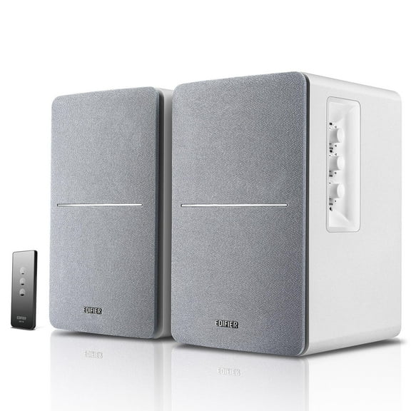 Restored Edifier R1280T Powered Bookshelf Speakers - White Enclosure - Certified Refurbished