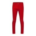 thumbnail image 2 of KaLI_store Pants for Men Jeans Pants Slim Fit, Younger-Looking Fashionable Colorful Comfy Stretch Jeans Pants for Men, Skinny Jeans Stretch Fit Red,40, 2 of 5