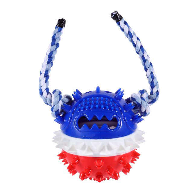 Juguete para mascotas, golosinas, juguete masticable para cachorros, resistente a las mordeduras, juguete para limpiar los dientes para perros.