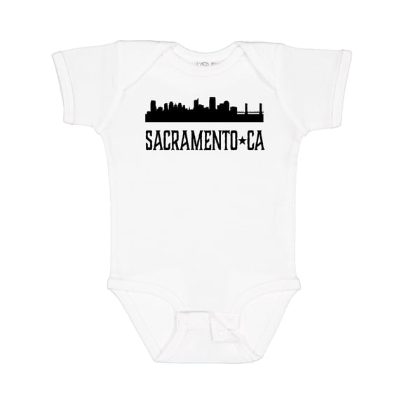 Inktastic Sacramento California City Skyline Boys or Girls Baby Bodysuit