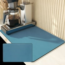 Coffee Bar Mat Absorbent Hide Stain Dish Drying Mat for Countertops,Fits Under Coffee Makers Espresso Machines Non-, Leak Proof Kitchen Mat for Coffee Pots Accessories(15.75*12Inch)