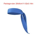 thumbnail image 3 of Soidarity Diadema sólida antideslizante para aliviar el dolor de oído ajuste bufanda deportiva endotérmica alargar tocado borde fino Ciclismo Azul zafiro, 3 of 6