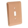 thumbnail image 2 of Leviton  89301-COP Metal Toggle Switch Wall plate Oversize Switch Plate Cover, Copper Finish, 2 of 3