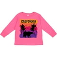 thumbnail image 3 of Inktastic California Sunset Vacation Beach Girls Long Sleeve Toddler T-Shirt, 3 of 5