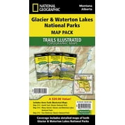 Glacier and waterton lakes national parks [map pack bundle]: 9781597753999