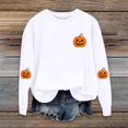 thumbnail image 4 of Spooky Season Hoodies for Women Oversized Sweatshirt Casual Fall Outfit Trendy Lounge Tops, 4 of 4