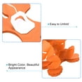 thumbnail image 4 of Uxcell 9.8ft Four-Leaf Garland, 9 Pack Tissue Paper Hanging Flower Garland Reusable Streamers, Orange, 4 of 7