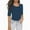 Blue, variant on Patlollav Women Tees Under $10,Tops for Women Casual Solid Color Short-Sleeve Blouses V-Neck Shirts