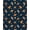 Blue Orange, Pattern 18, variant on ODIKA 8'x10' Washable Area Rug Durable, Non-Slip Constellation Map With Cosmic Night Sky Design Space Star Galaxy Playful for Living Room, Under Sectional, Family