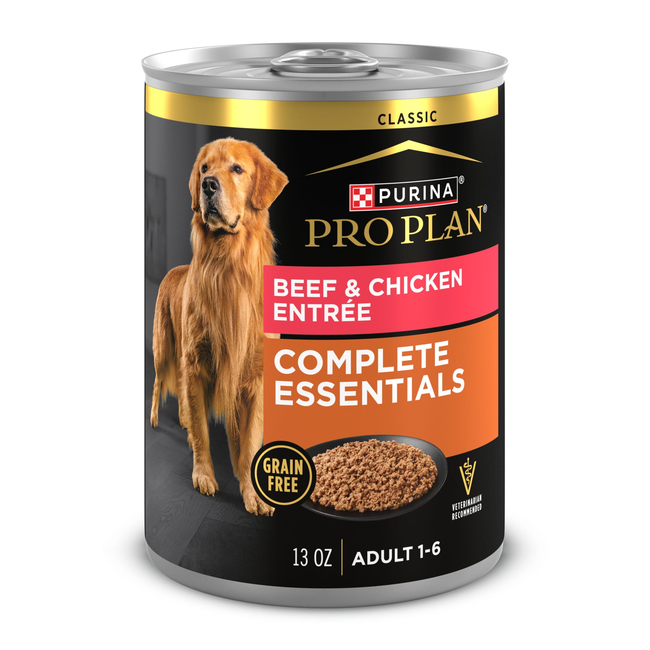 Purina Pro Plan Classic Grain Free Turkey Wet Puppy Food High Protein 13 oz Cans 12 Pack Walmart