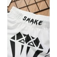 thumbnail image 7 of Sxiwei Kids Boys Girls Boxing Shorts Muay Thai Shorts Kickboxing MMA Gym Training Trunks Type J XXL/130, 7 of 7