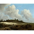 thumbnail image 3 of Jacob van Ruisdael 14x12 Black Modern Framed Museum Art Print Titled - View of Grainfields with a Distant Town (circa 1670), 3 of 5