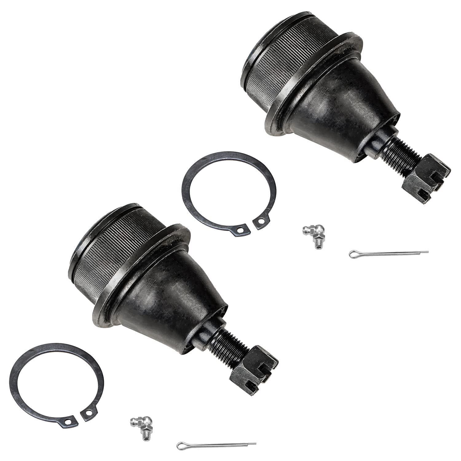 Detroit Axle - Front 12pc Suspension Kit for 2007-2010 Sebring, 2008-2014 Dodge Avenger, 2 Lower Control Arms 2 Ball Joints 4 Outer and Inner Tie Rods 2 Sway Bars 2 Boots + Bellows Replacement