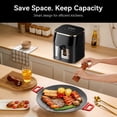 thumbnail image 4 of HOMEDAS® 8L/8.45QT 6-in-1 Visible Window Air Fryer Oven Oilless Cooker with Digital LED Touch Screen, 6 Preset Cookings, Dishwasher-Safe Basket, 4 of 5