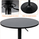 thumbnail image 4 of Mesa de Bar Redonda Rotación Negro, Altura Ajustable HOMEMAKE FURNITURE  Moderno, 4 of 8