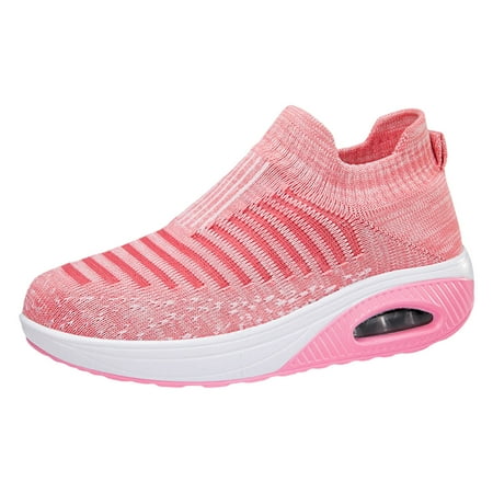 

WNVMWI Womens Shoes Slip-ons Loafers for Women Sneakers Waterproof Sneakers Outdoor Hiking Shoes Breathable Sports Mesh Runing Solid Shoes Casual Shoes Comfortable Walking Shoes Footwear Size 41