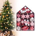 thumbnail image 4 of 73 piezas de adornos colgantes para árbol de Navidad, decoración navideña para porche Rojo, 4 of 8